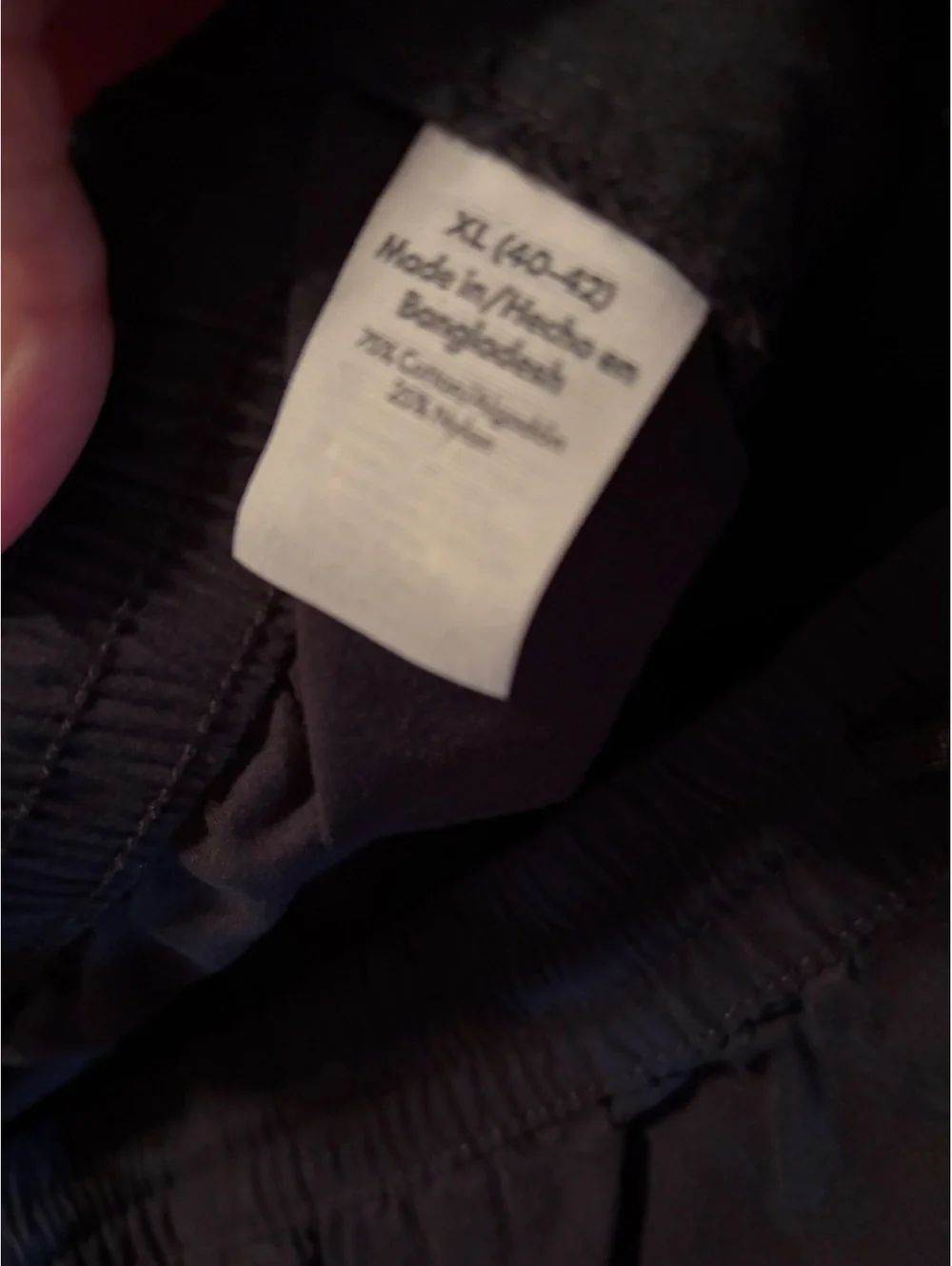 No Boundaries Men's XL Cargo Shorts Black